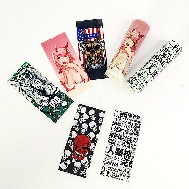 10pcs/bag 18650 Heat Shrinkable Sleeve Battery Heat Shrink Film Skin for DIY Replacement Skin