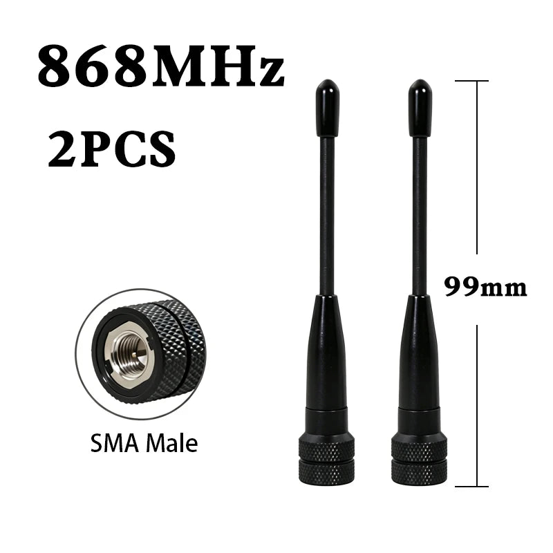 GIZONT LoRa 868MHz 915MHz Soft Antenna SMA Small Antenna For Meshtastic ESP32 Board Lora32u4 II Internet WiFi Antena Low VSWR