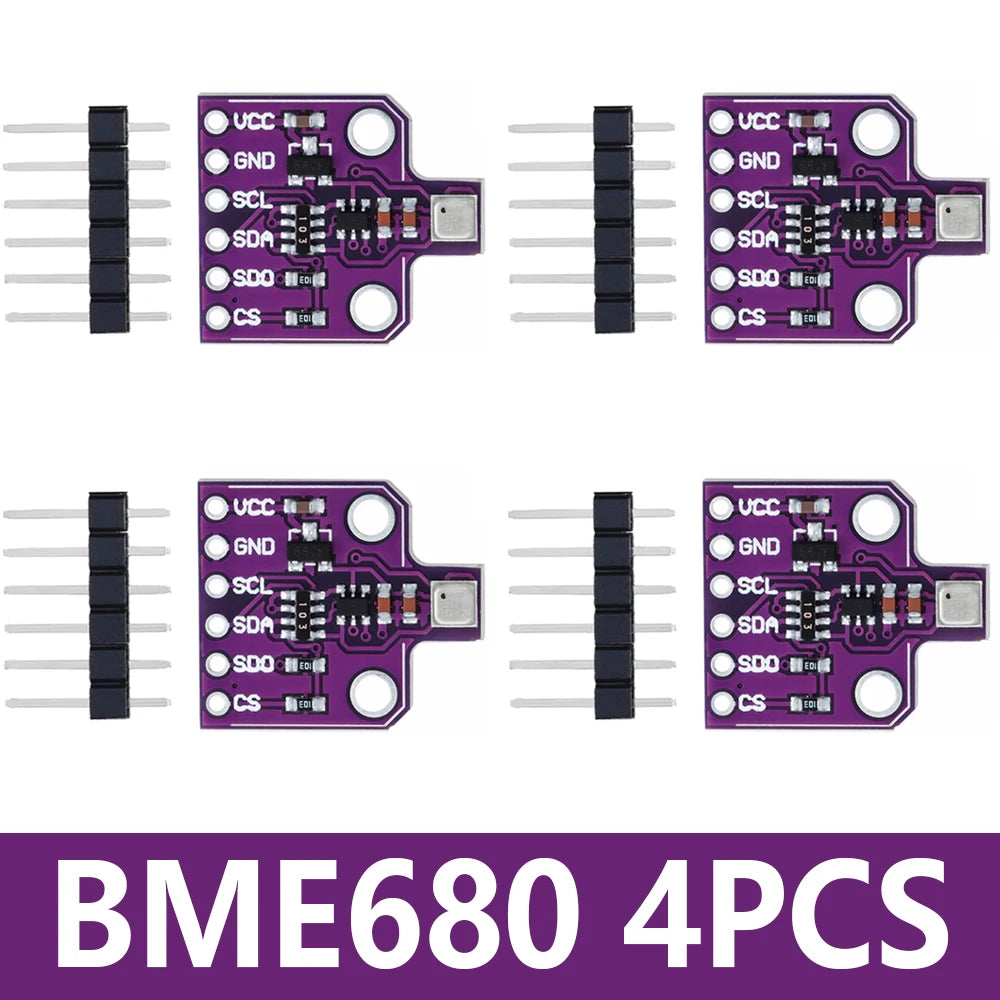 1~4PCS EGBO BME690 BME680 Digital Temperature Humidity Pressure Sensor CJMCU-680 High Altitude Sensor Module Development Board