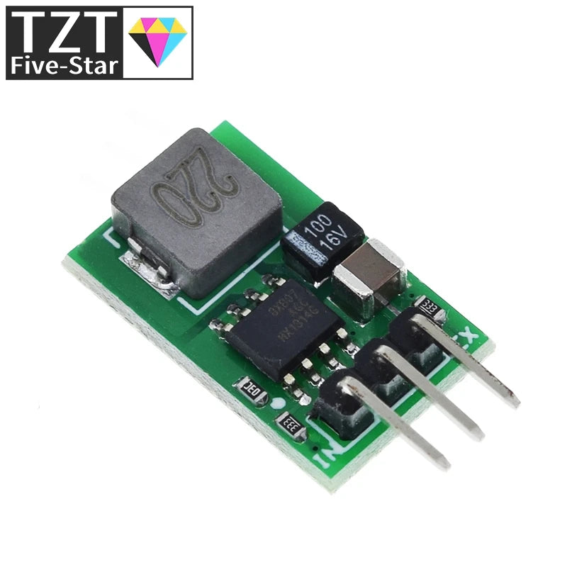 TZT DC 5.5-32V to 5V/1A Voltage Regulator Module Replace LM7805 5V Positive Voltage Regulators To 5V 1A Step-Down Module