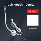 USB Red/Green Laser Positioning Light Infrared Working Lamp Cutting with Magnetic Base DC5V Line/Cross/dot Sewing Machine Supply
