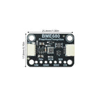 BME680 BME688 AI Air Quality Sensor Module with Temperature Humidity Pressure Detection Qwiic I2C Interface for IoT Smart Home