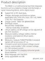 ToolkitRC M6AC Smart Lipo Battery Charger Discharger AC 120W DC300W MAX30A for 1-6S Battery FPV Model Spare Part LiHV LIFE LILON