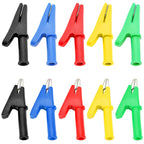 5Pcs 30A Alligator Clip Battery Test Clip Multimeter Pen Cable Probes Crocodile Clamps with 4mm Jack