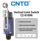 CNTD CZ-8109N Limit Switch Roller Rocker Arm Self Reset IP65 10A 250V SPDT Position Sensor for CNC Machine Industrial CE CCC