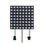 1-10Pcs WS2812B RGB Flexible 4X12 8X8 16x16 8x32 Pixel Led Panel Matrix Screen Module WS2812 Individually Addressable IC DC5V