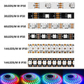 WS2812B DC5V Individually Addressable Led Strip 30/60/74/96/144leds/m WS2812 5050 RGBIC Smart Pixels Led Light IP30/65/67 DC5V