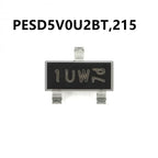 (20pcs) 100% Brand New Original Genuine PESD5V0U2BT,215 Surface Mount SOT-23 Package Ultra-Low Capidirectional Dual ESD Protecti