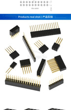 2.54mm Single Double Row Female Socket 1X5/6/8/10/15/16/40 2X3/4/20/18/40 Long Pins PC104 11mm PCB Board Pin Header For Arduino