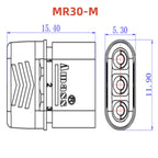 10Pcs Amass MR30 Male Female DC Motor Plug Three Hole Connector