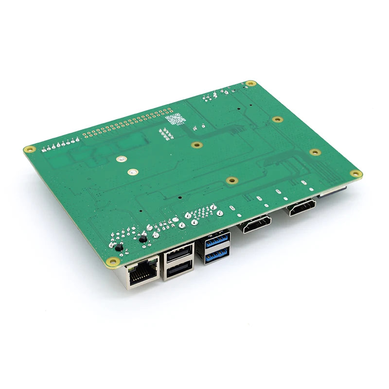 Raspberry Pi CM5 POE Board With Rich Interfaces, Designed for Compute Module 5, Applicable to M.2 Solid-State Drives