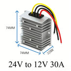 24V to 12V 60A-3A 24 Volt to 12 Volt Buck Voltage Regulator Step Down Power Converter DC Converter Buck Module for Cars Solar