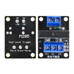 High Level/Low Level 5V 1 Channel SSR G3MB-202P Solid State Relay Module 240V 2A Output with Resistive Fuse for Arduino