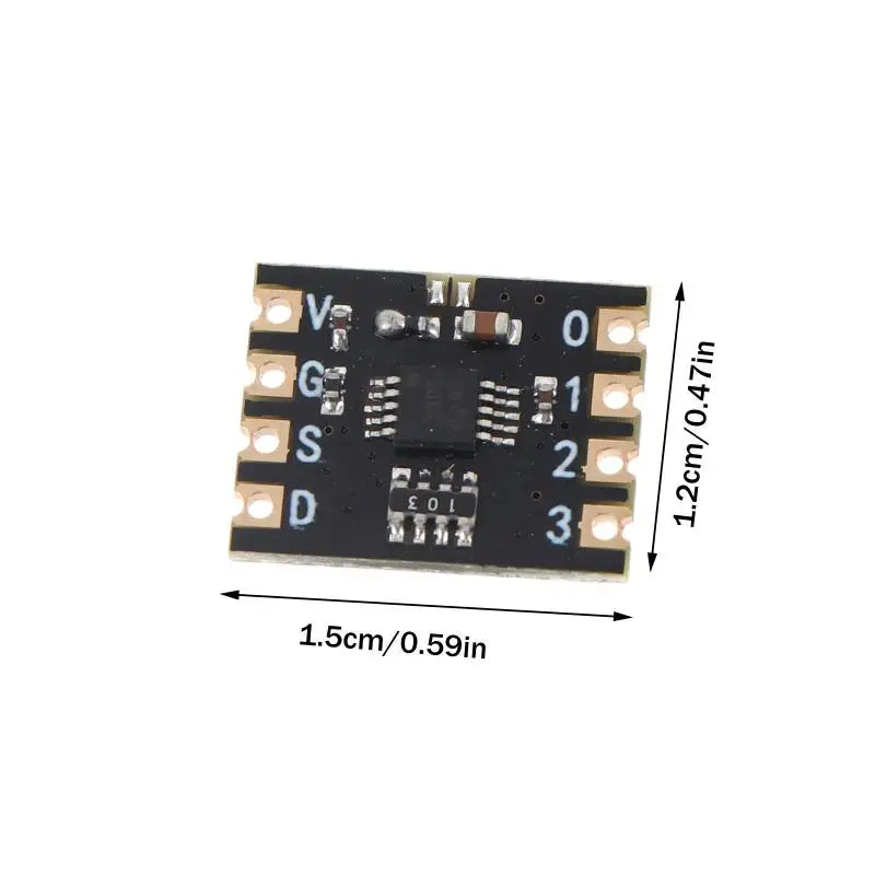 ZY ADS1115 Four 16-bit ADC Module I2C Communication Module ADC Sampling Channel ADS1115 Chip