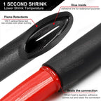 1.22M 2.5M 4:1 4-52mm Heat Shrink Tube With Glue Double Wall Adhesive Lined Wire Waterproof Marine Grade Heated Shrinkable Wrap