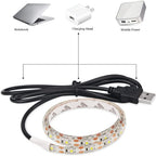 Dimmable 5V LED Strip Lights SMD2835 3528 60Leds/m Waterproof Ribbon Lights TV Backlight USB/Battery Powered Stripe Room Decor
