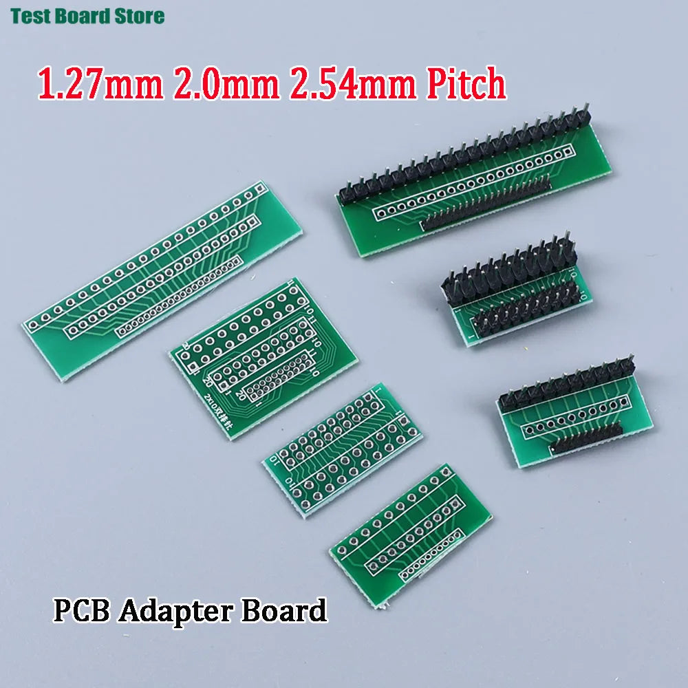 1/5/10PCS 1.27mm 2.0mm 2.54mm Pitch Transfer Plate Converter Single Double Row Pin PCB PCI Adapter Board
