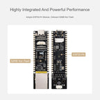 ESP32-P4-ETH RISC-V MCU 32MB PSRAM 32MB Flash Development Board with 100 Mbps RJ45 Ethernet Port Supports AI Speech Interaction