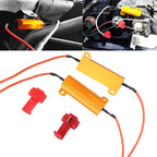 2PCS Load Resistor for LED 50W 6 ohm 25W 8 ohm Wirewound Resistor Aluminum shell power Resistors, for Car Turn Signal lamp