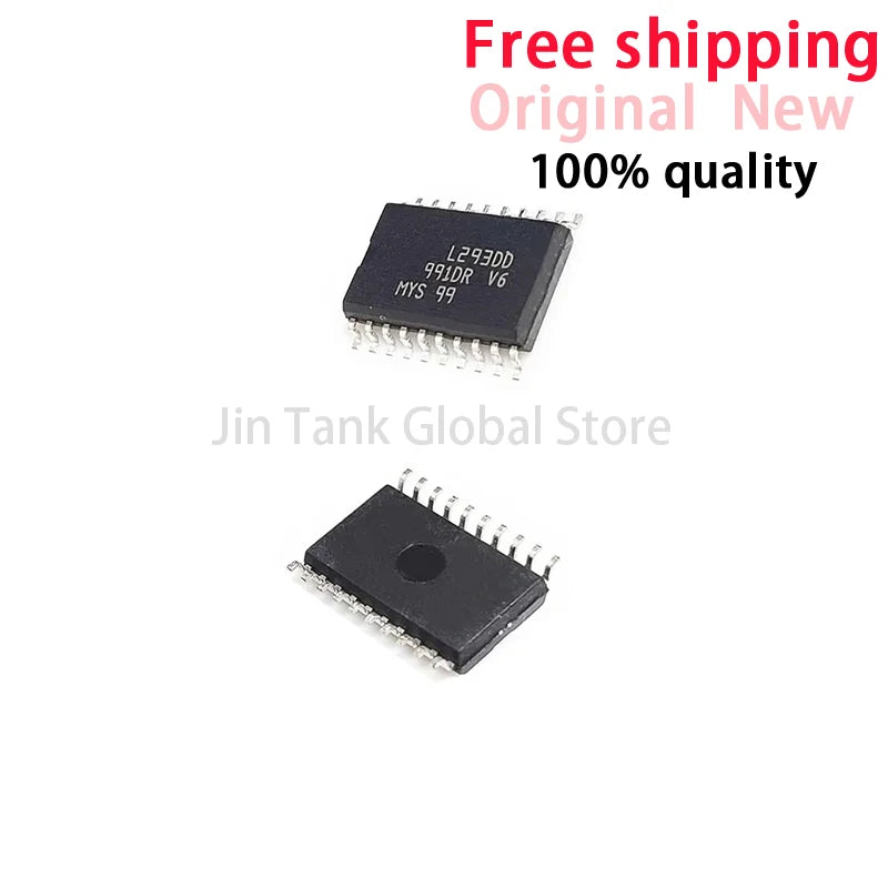 10PCS/LOT L293DD L293D L293 SOP-20 SMD Bridge Driver Internal switch In Stock NEW original IC
