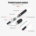 JCD Portable Rosin Atomizer Rosin Flux Pen USB Charging Welding Short Circuit Detection for Phone PCB Soldering Repair Tools