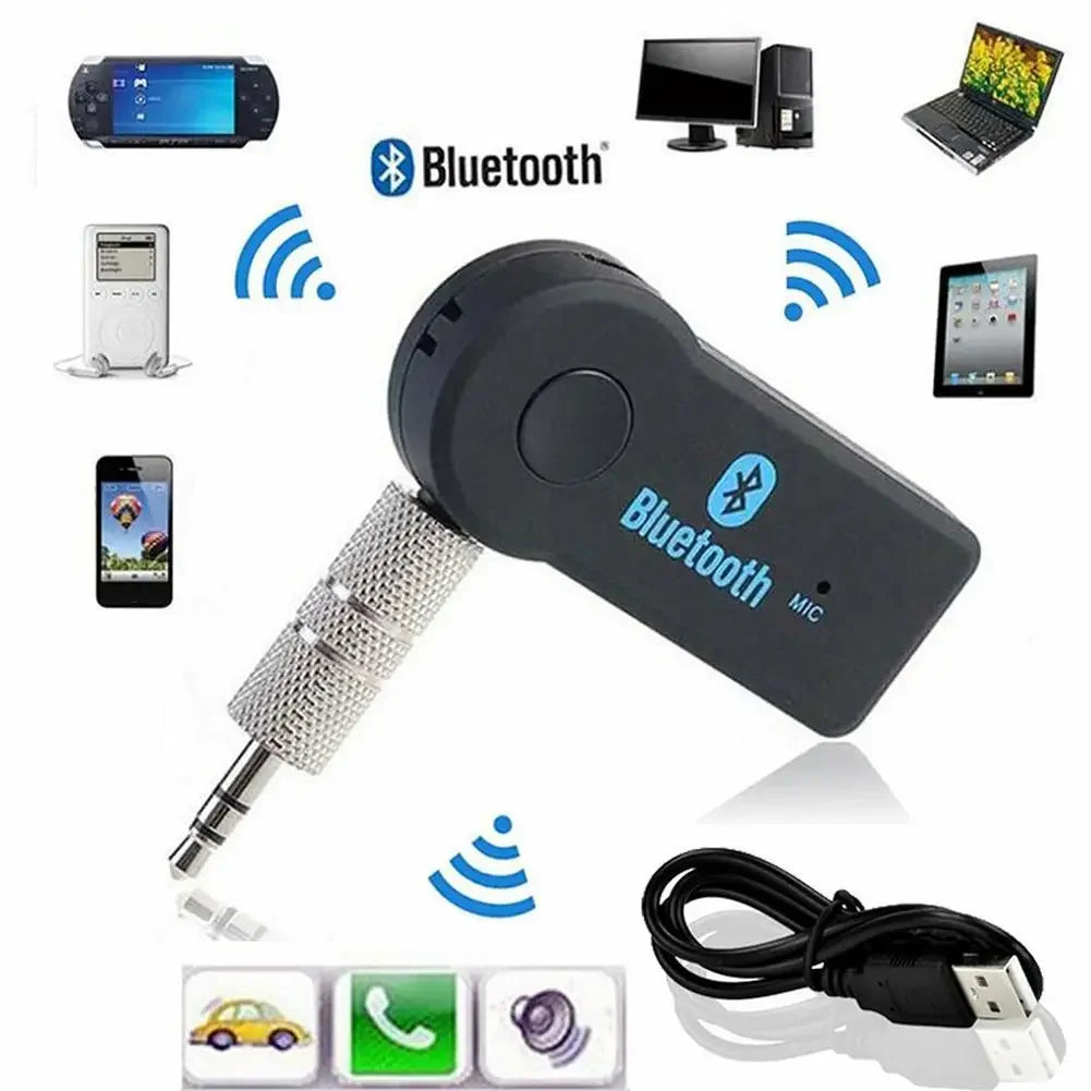 Adapter 3 in 1 USB Adapter Wireless Bluetooth Receiver Transmitter Audio Receiver Bluetooth Car Charger Car Aux for Car Kit