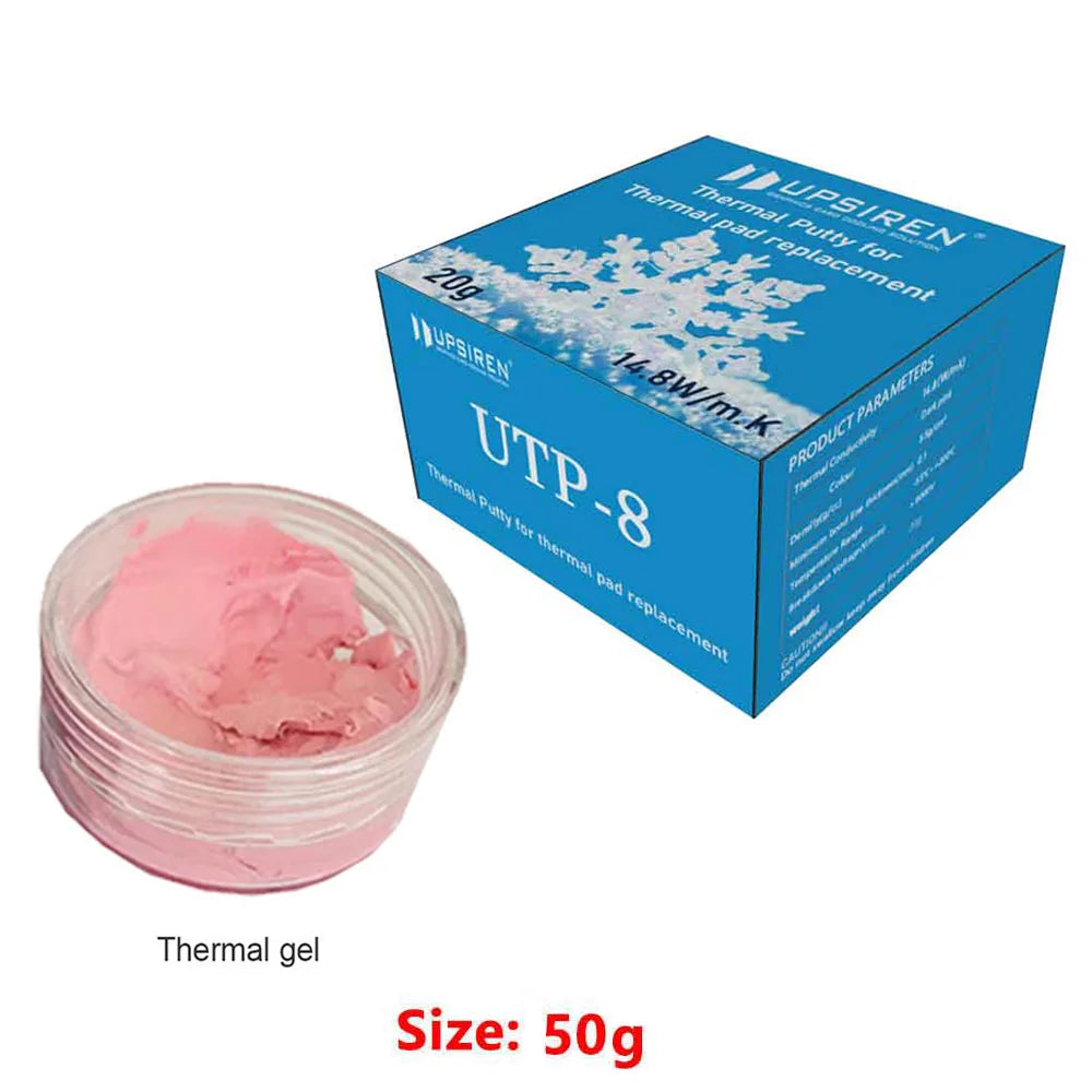 UPSIREN Thermal Putty UTP-8 For VGA GPU IC Processor Rapid Cooling Thermal Pad Replacement Heat Blocking Putty High Performance