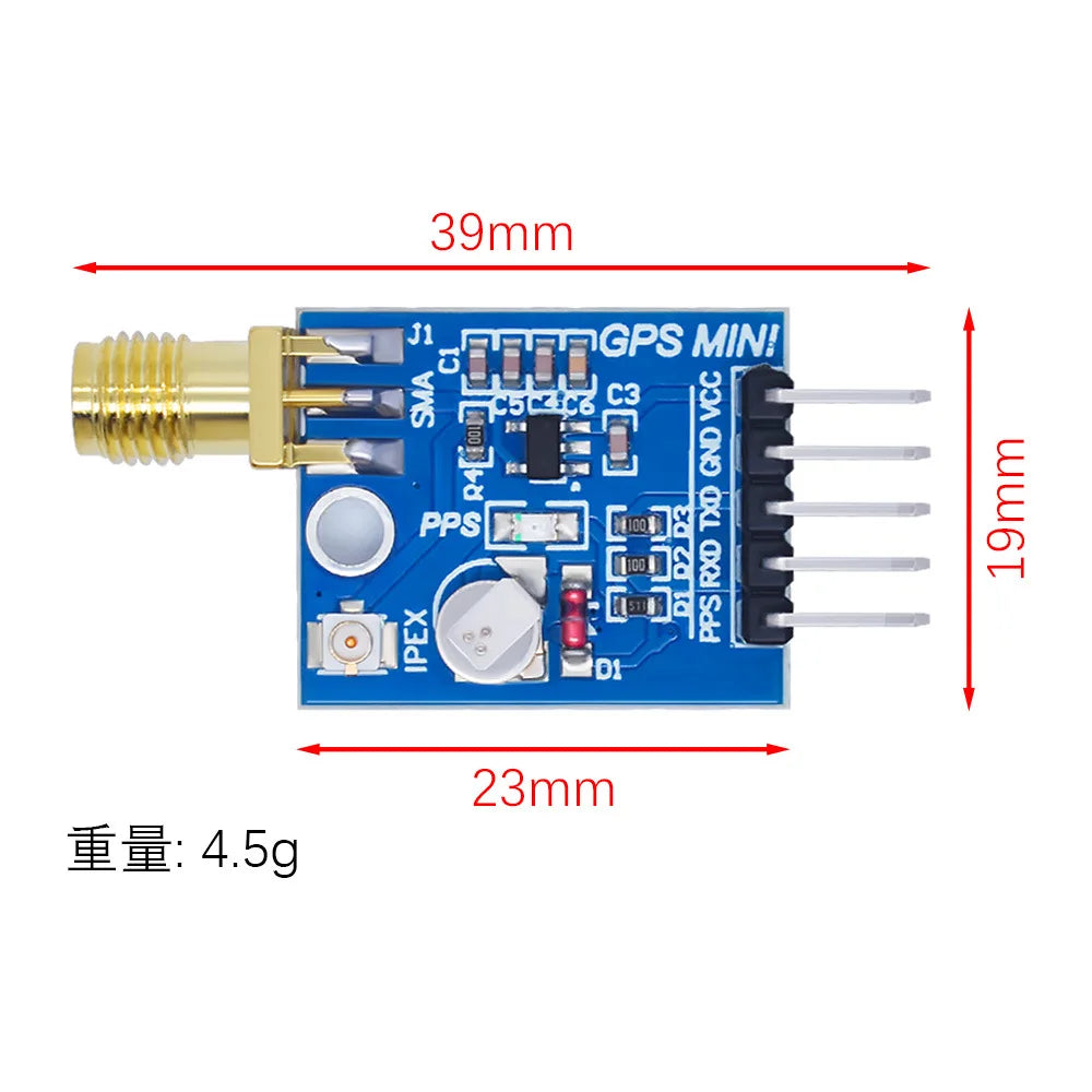 ATGM332D 5N71 GPS Beidou GLONASS Tri Mode Satellite Receiver Module SMA Replacement for NEO M8N