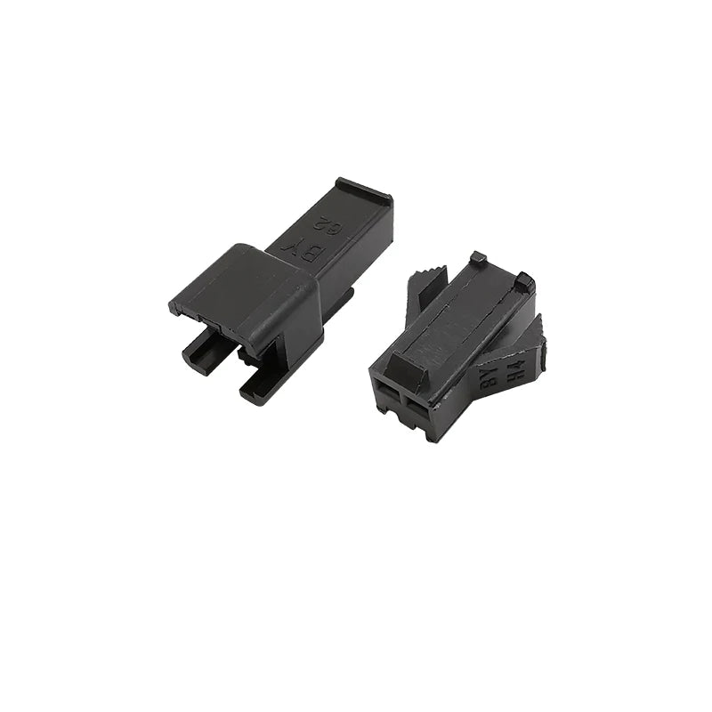 10/20Sets JST SM 2.54mm Pitch 2 Pin Male Female Plug Plastic Housing and Metal Crimping Terminal Connector