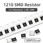 100pcs 1210 SMD resistor 0R ~ 10M 0.5W 0 1 10 100 150 220 330 ohm 1K 2.2K 10K 100K 0R 1R 3.3R 5.6R 100R 150R 220R 330R 1M 10M