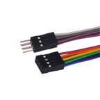 5PCS 2.54MM Double Row DUPONT LINE DUPONT Connector Plug With Wire Jumper Cable 10/20/30/50/100cm 2*2/3/4/5 PIN Male Female