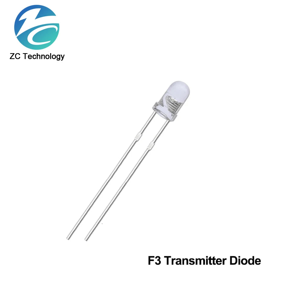 10Pairs F3 3mm F5 5mm 940nm LEDs Infrared Emitter and IR Transmitter Receiver Diode Diodes 301A Infrared to tube For Arduino