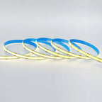 3mm 5mm PCB Battery Power COB LED Strip Light 5V Warm Natural White Blue Red Green Pink Tape 320LEDs 8mm High Density Flex Lamp