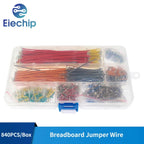 New 120/350/560/840PCS Breadboard Jumper Wire Kit 14 Lengths Assorted for Breadboard DIY Kits 26AWG 7.8cm Jumper