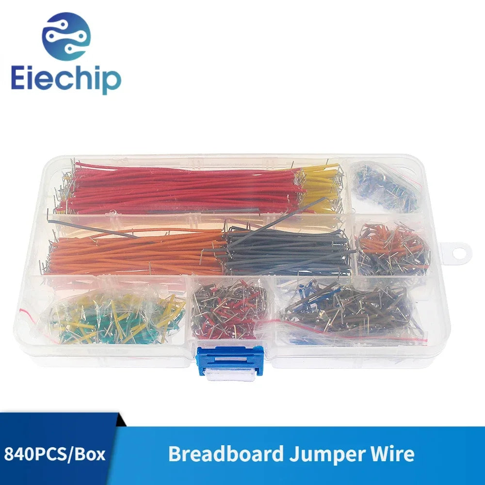 New 120/350/560/840PCS Breadboard Jumper Wire Kit 14 Lengths Assorted for Breadboard DIY Kits 26AWG 7.8cm Jumper