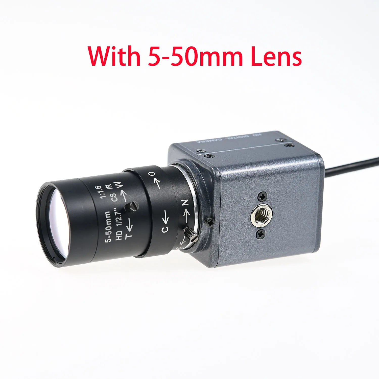 OV9281 Global Shutter ,120fps USB Camera 720p Monochrome,High Speed Mini Box Webcam,With 5-50mm 2.8-12mm Varifocal Lens,1280x720