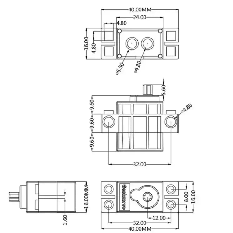 270 Degree Programmable Gray Geek Servo Motor Geekservo for legoeds for micro:bit Robotbit Smart Car Makecode for Kids Education