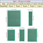 Universal PCB Circuit Protoboard Double Sided Breadboard 2x8 3x7 4x6 5x7 7x9CM Stripboard Prototyping Board DIY Electronic Kit