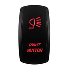 Red Led Light Rocker Switch 12V/24V SPST DPDT Toggle Switch ON OFF/ ON OFF ON Backlight Latching / Momentary Dash Panel Control