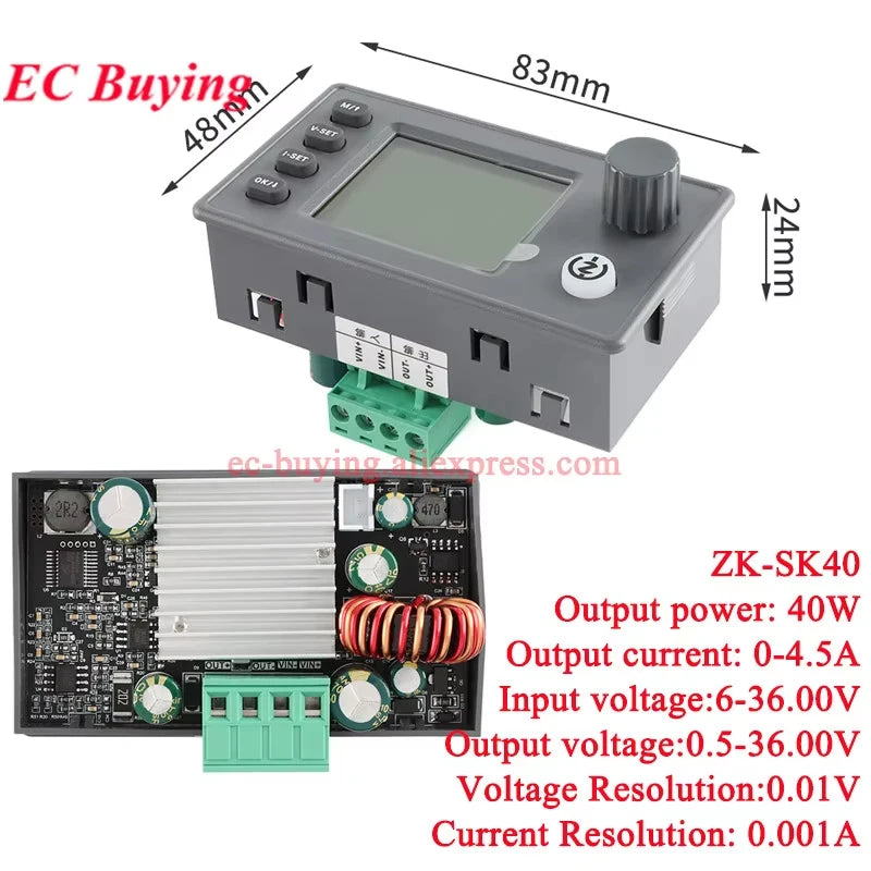 SK150 SK120 SK60 SK150S Buck Boost Converter 150W 120W 60W CNC CC CV MPPT Power DC Adjustable Regulated Solar Charging Module