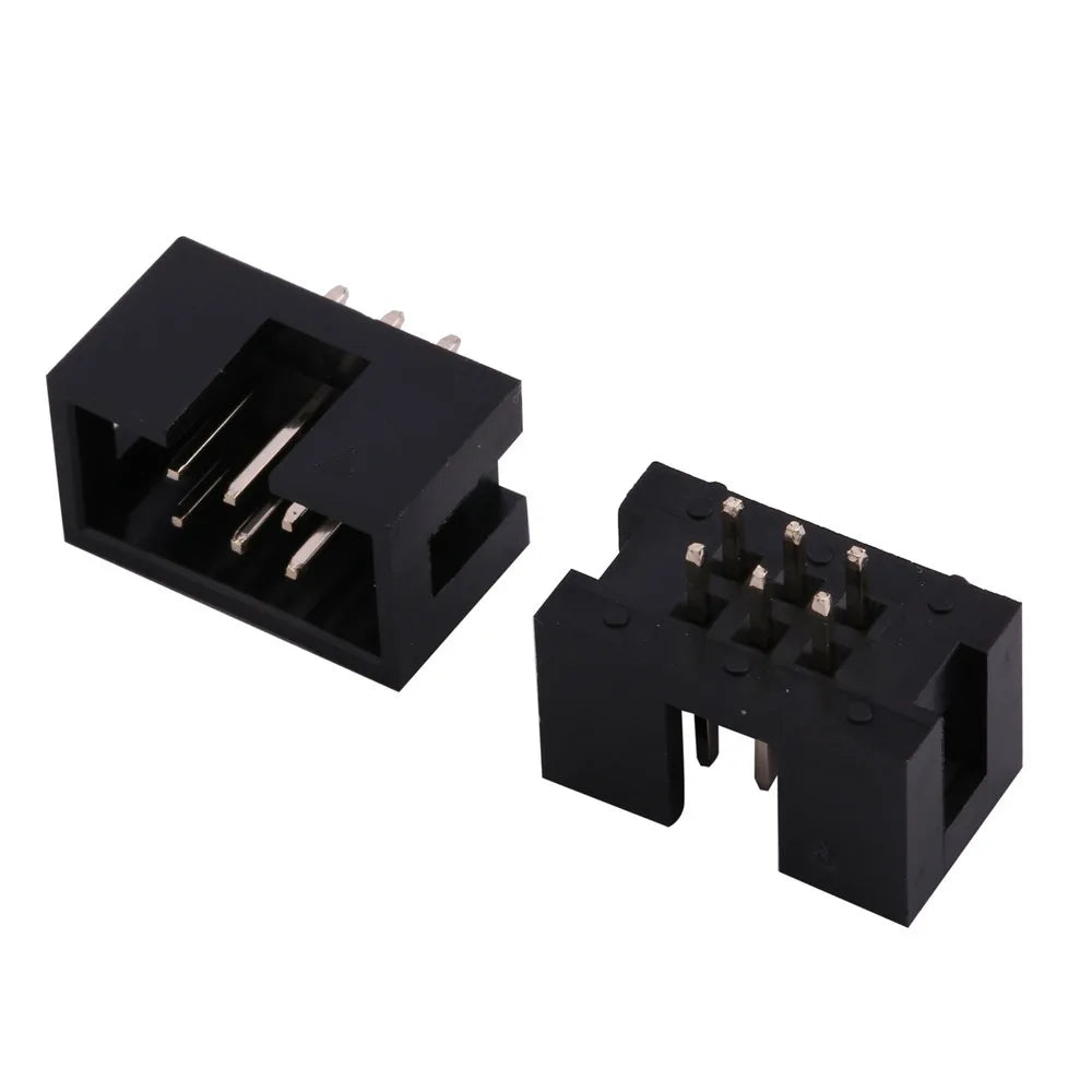 FC 6/8/10/12/14/16/18/20/24/26/30/34/40/50/60/64Pin 2.54mm Pitch Female IDC Socket Connector Ribbon Cable DC3 Header Male Socket