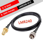 10CM 1M 2M LMR240 Cable SMA Male/Female to N Male/Female Connector 50-4 RF Coaxial Cable Pigtail Jumper 4G 5G LTE Extension Cord