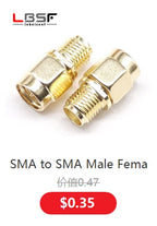 SMA to SMA Male Female RF Coaxial SMA Adapter Kit RF Coax Coupling Nut barrel Connector Converter For WIFI
