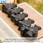 JJC 3X LCD Viewfinder Camera Extender Eyecup Eyepiece Collapsible Fit 3.0' Screen for Nikon Z30 Sony ZV-1 RX100 Fuji X-T30 III