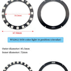5V 1Bit 3 4Bit 7 8Bit 9 12Bit 16Bit 24Bit 32Bit 64 Bits WS2812 5050 RGB LED Ring Lamp Light + Integrated Drivers For Arduino Diy