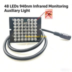 W89C 48 LED 940nm IR Illuminators Long Ranges For Surveillances Camera DC12V