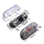 1Set 20A 30A 40A Car Audio Auto Mini ANL AFS Car Fuse Holder Block with Fuse 100A 150A 200 MINI ANL 32V Good Quality 50A 60A 80A