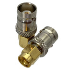 SMA to BNC Adapter for SDR,gmrs Handheld Radio, Scanner,Walkie Talkie Adapters SMA Male Female to BNC Male Female RF Coaxial
