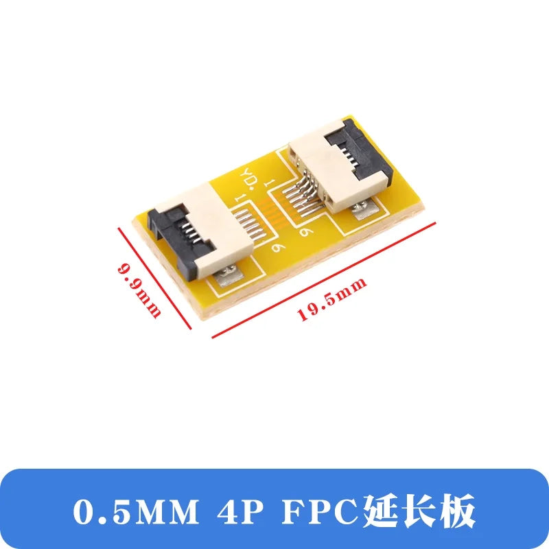 2Pcs FFC/FPC Flexible Cable Extension Board Adapter 0.5MM Pitch 4P/8/10/12/14/16/20/24/30/40/50/60/64Pin