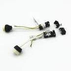 6pcs Gu10 Ceramic LED Spotlight Socket GU10 Halogen Bulb Base Lampholder 18cm Nylon Wire PV Wiring Terminal Junction Box